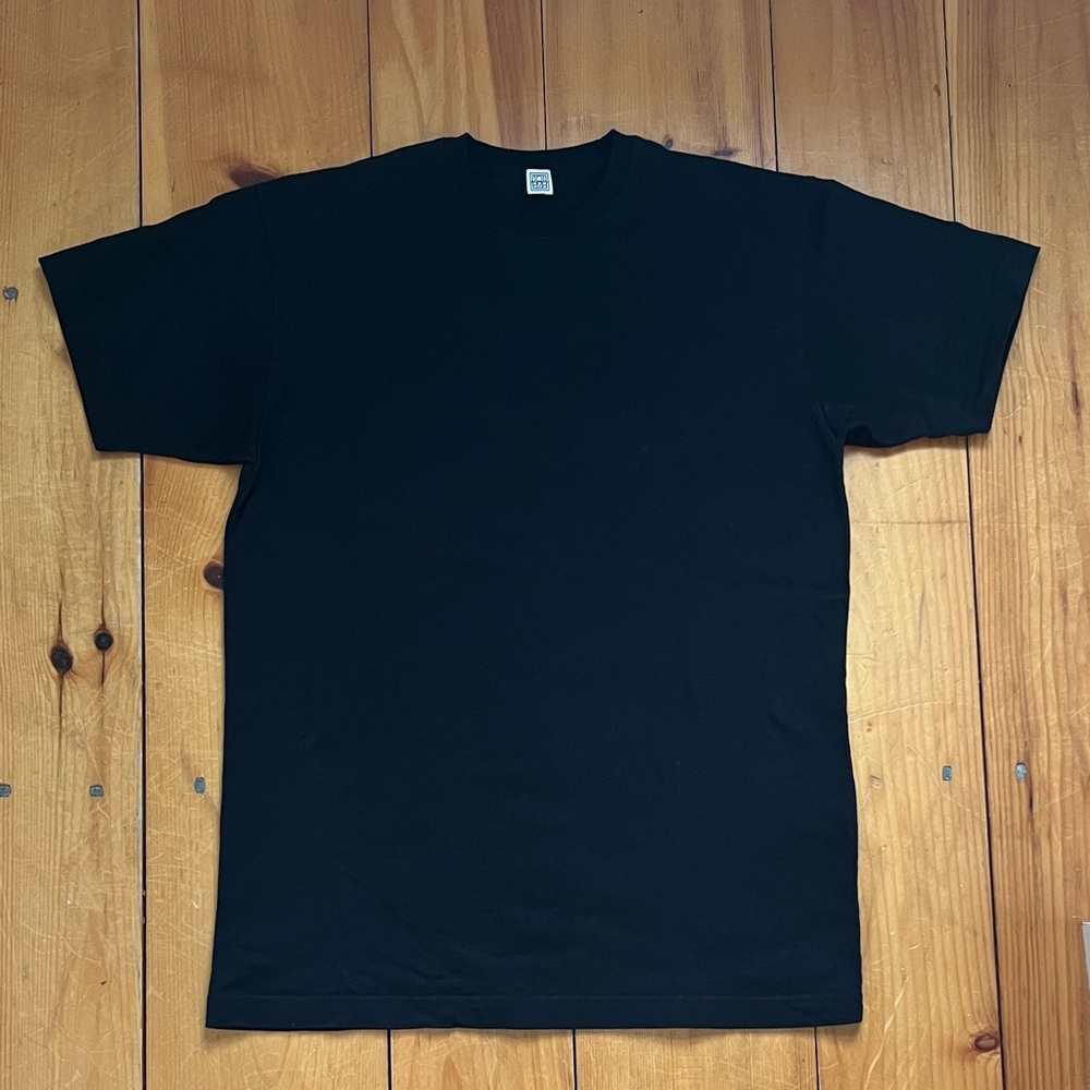 Toteme Straight Cotton Tee - Black, Size XS